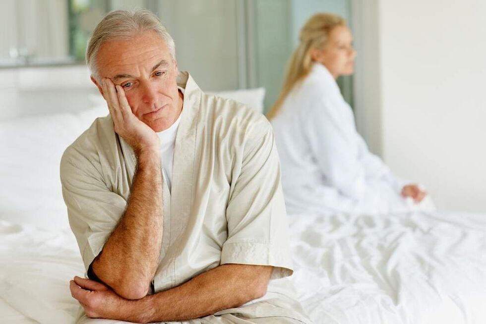 60 yaşından sonra, bir erkek erektil disfonksiyon yaşayabilir